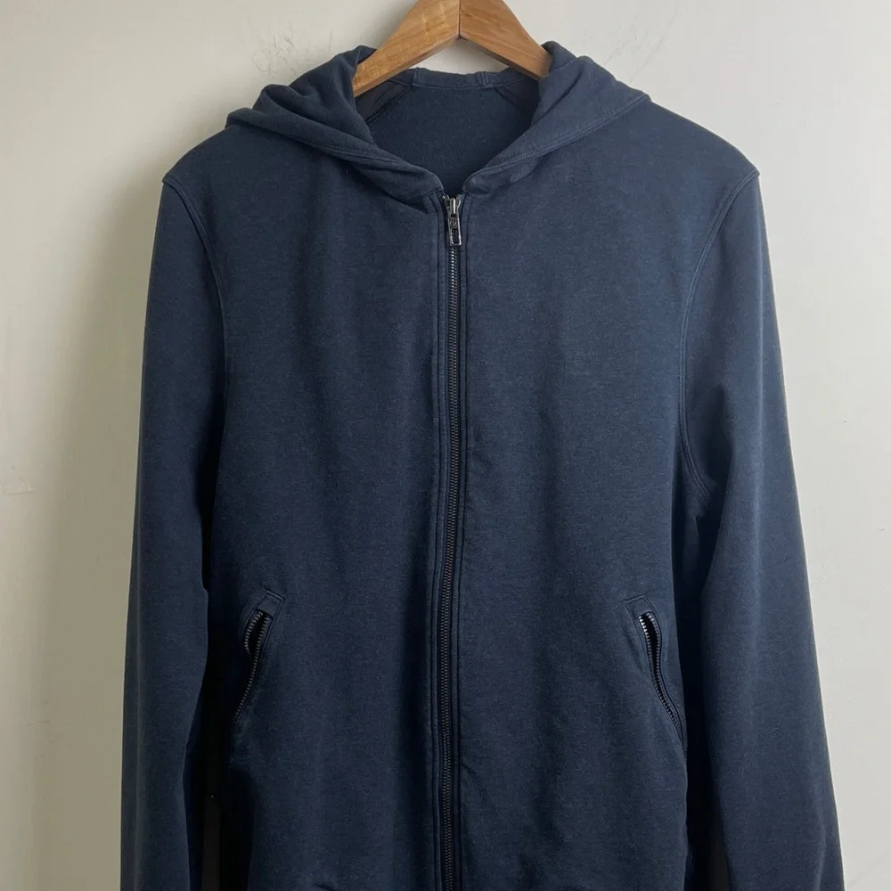 Lululemon Men's Cross Cut Hoodie Heathered Inkwell Size M
